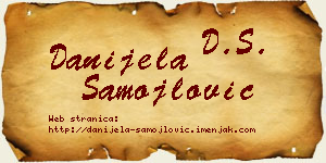 Danijela Samojlović vizit kartica